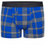 RodeoH Classic Top Loading Packing Boxer in Light Blue Plaid, front view