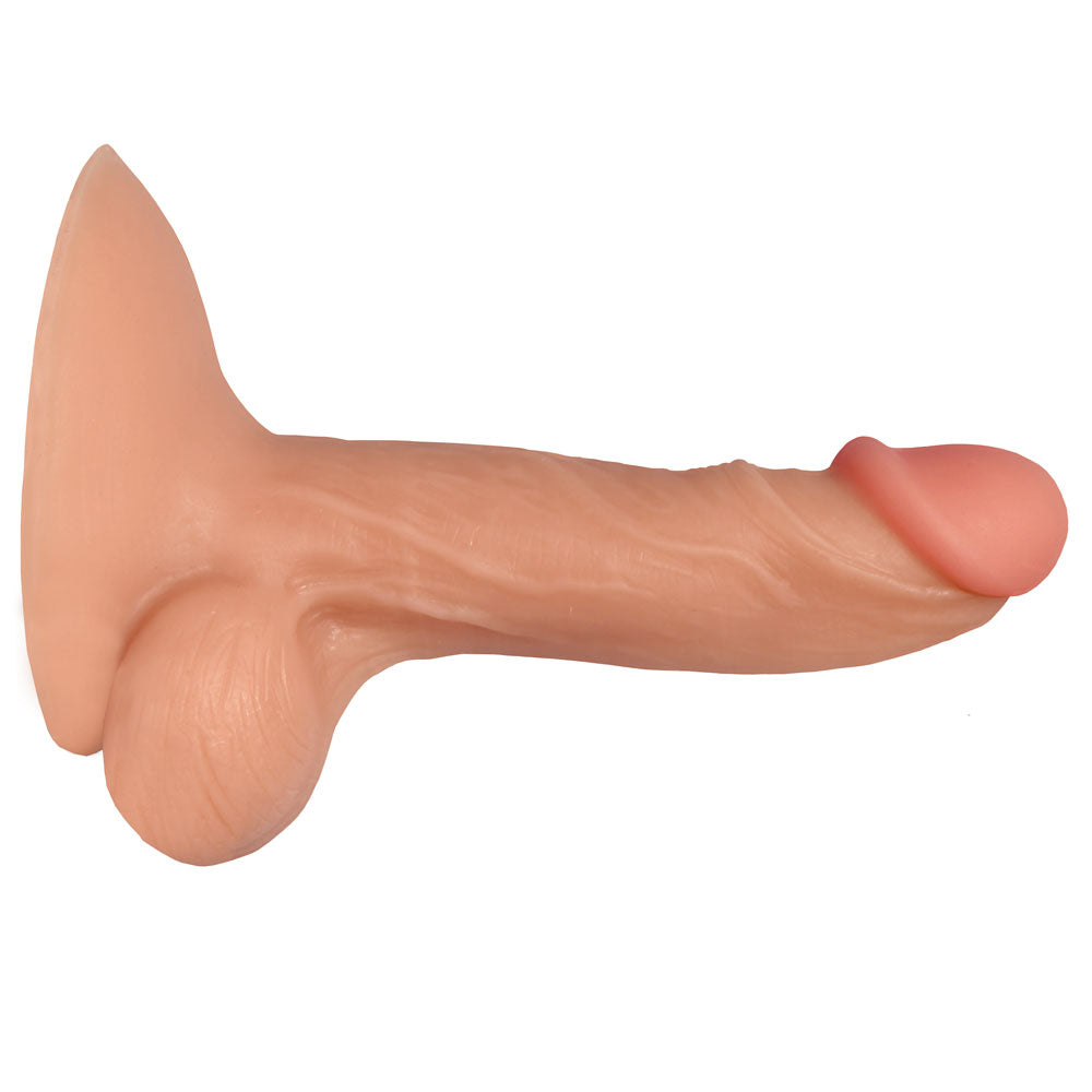 6.7" Realistic Flex Dildo - Painted Vanilla (Slightly Imperfect)