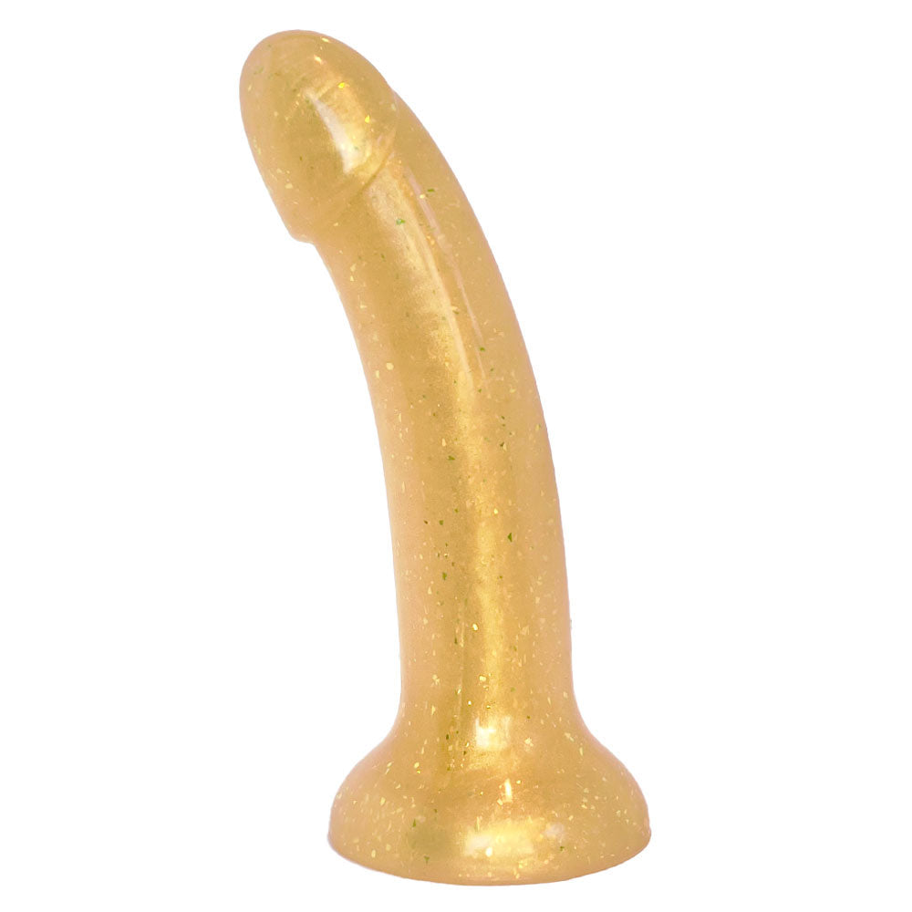 rodeoh nexus gold glitter glam dildo