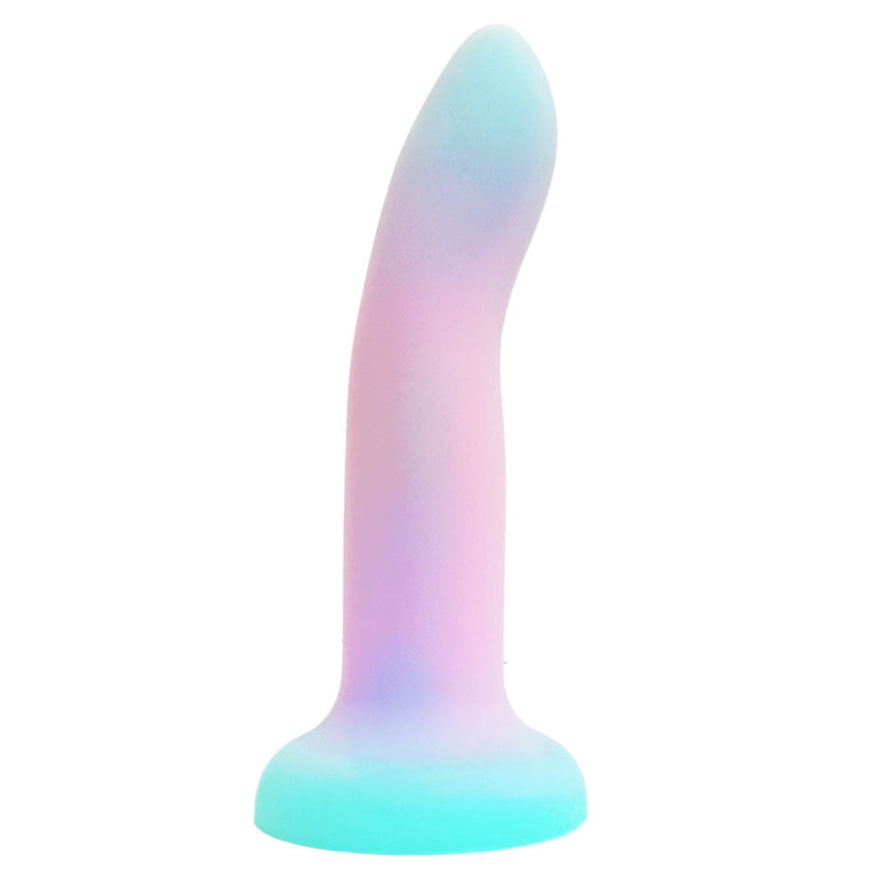 rodeoh nexus rory 6 inch dildo afterglow ombre blue pink purple pastel