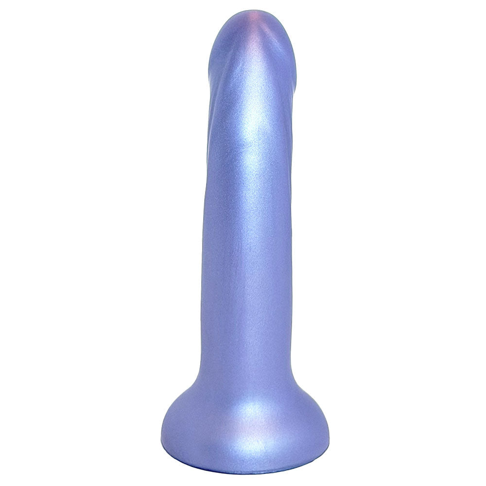 Nexus Silicone tease dildo with suction cup base in pearlescent purple
