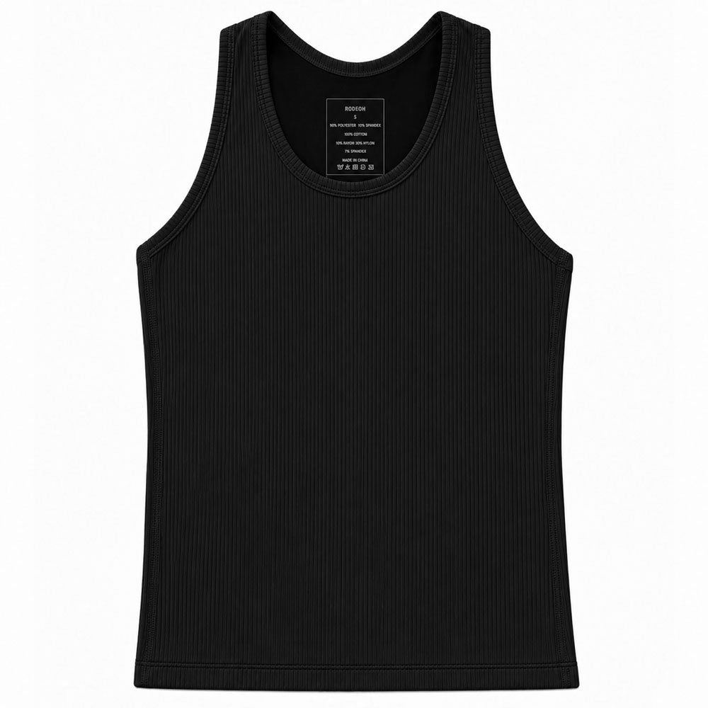 RAZOR Ribbed Compression Tank - Black