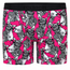 RodeoH Shift 6 inch Boxer in Bowtie Zebra print, front view