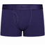 RodeoH Shift Short packer underwear in dark purple with satin logo waistband, from the front