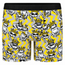 RodeoH Shift 6 inch Boxer in yellow Funky Frogs print, front view