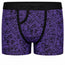 RodeoH Classic Top Loading Packing Boxer in Geometric Purple print, front view