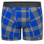 RodeoH 6 inch Top Loading Packing Boxer in Light Blue Plaid, front view