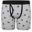 RodeoH 6 inch Top Loading Packing Boxer in Cocks Gray print on light gray, front view