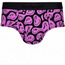 RodeoH Shift Brief in Indigo Smiley print, front view