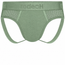 RodeoH Shift Jock packer underwear in sage green, from the front