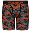 RodeoH Shift 9 inch Boxer in Orange Camo, front view