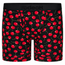 RodeoH Shift 6 inch Boxer in Cherry Bomb print, front view