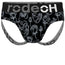 Shift Jock Packer Underwear - Hearts & Roses - Black - RodeoH
