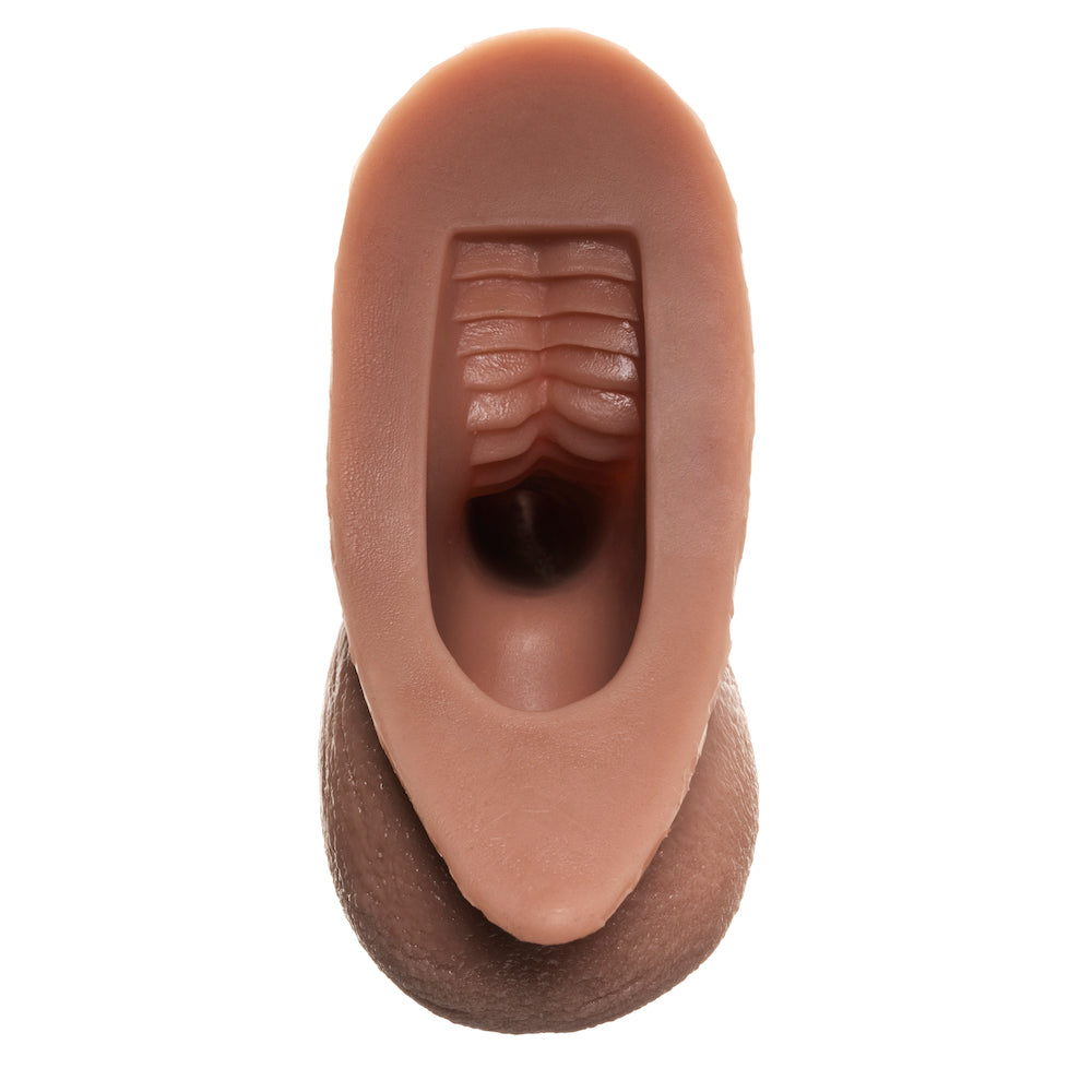 soreal ultimate realistic stp silicone caramel back view