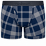 6" Top Loading Boxer Packing Underwear - Blue Gray Plaid