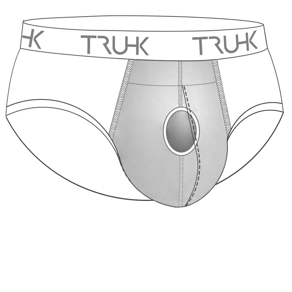 TRUHK Brief packing underwear in dark gray, detail view