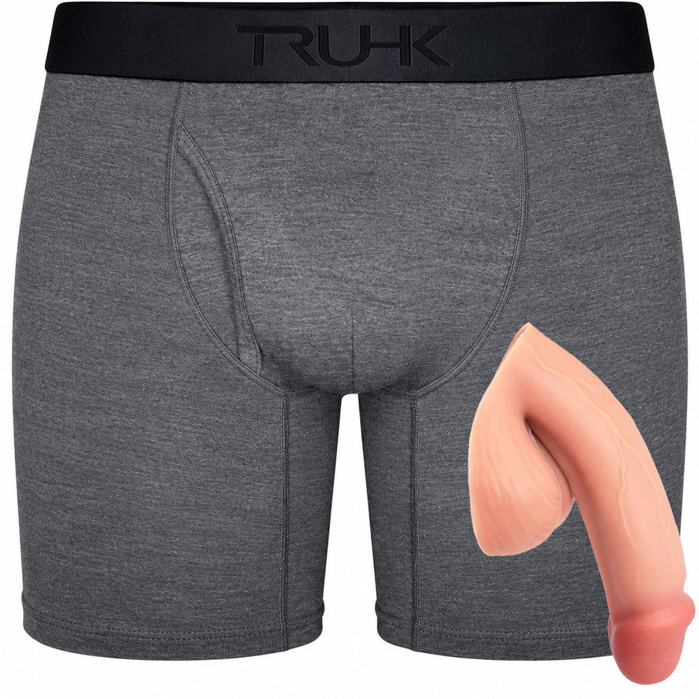 TRUHK Gray Classic Boxer with Vector silicone packer in Vanilla