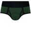 Limited Brief+ - 2" O-Ring - Hunter Green & Black - PLUS SIZE