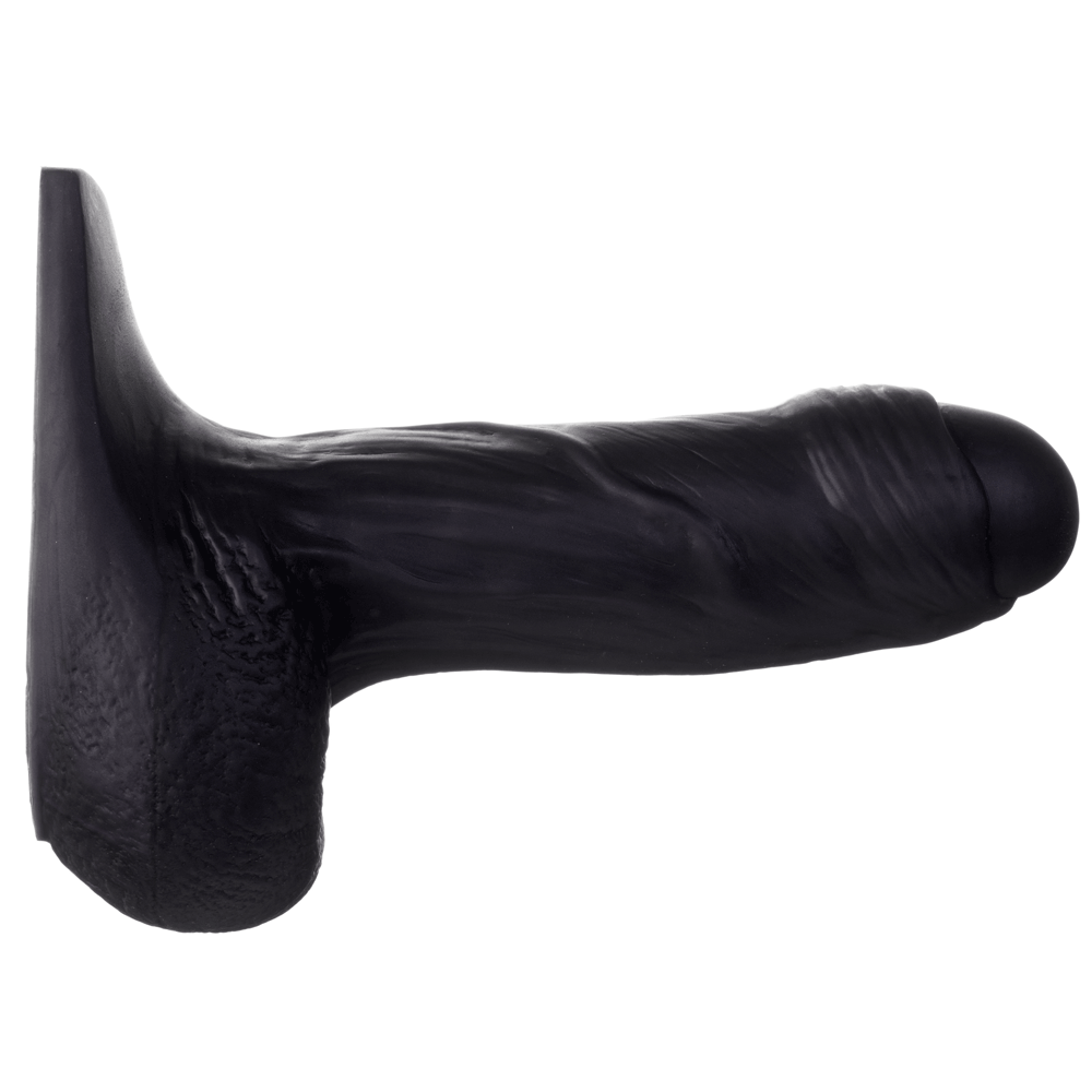 5" Fornix Uncut Dual Density Silicone Dildo - Black - RodeoH